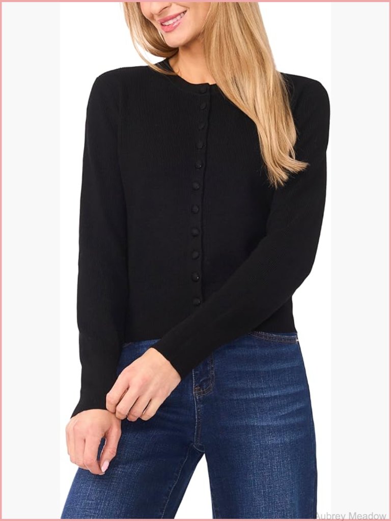 Long Sleeve Button Front Cardigan